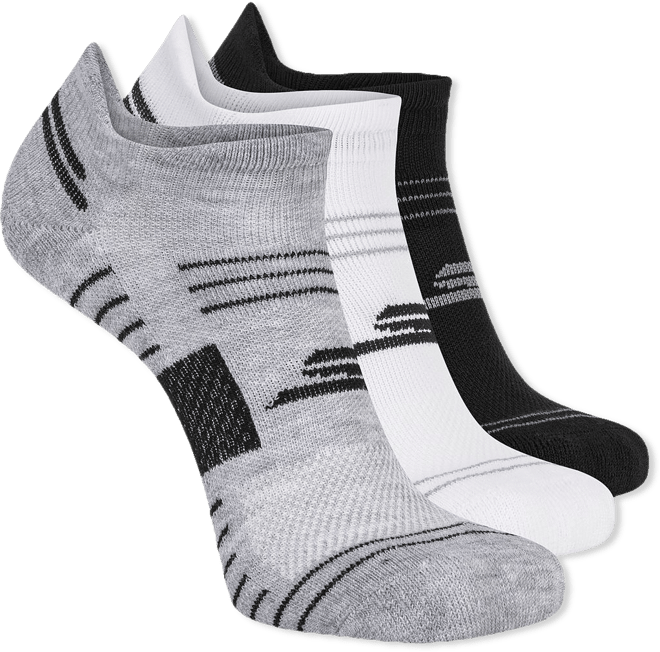 3 Pack Men's Performance Low Cut Running Heel Tab Socks