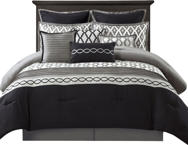 Caval 10-Piece Comforter Set, Queen