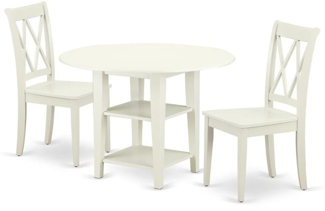 Dining Room Set Linen White