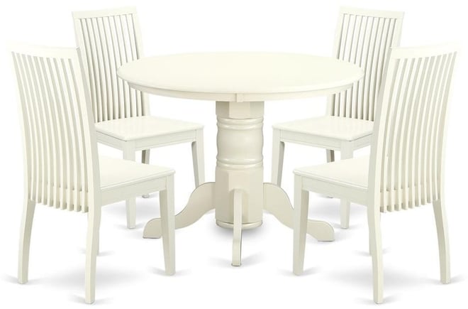 Dining Room Set Linen White