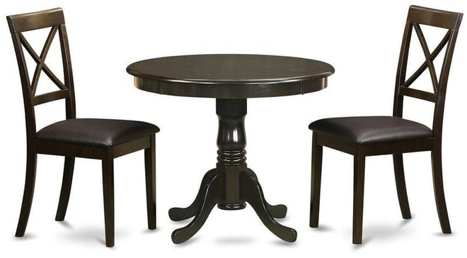 3 Pc Kitchen Table-Kitchen Table and 2 Dining Chairs