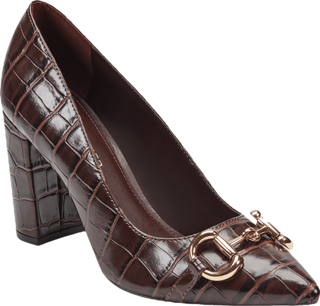 Women's Gruff Bit High Block Heel Pumps