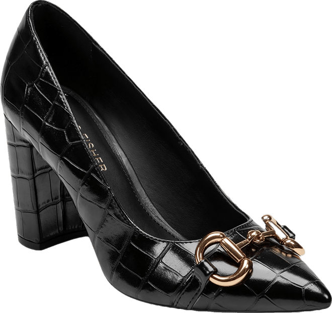 Women's Gruff Bit High Block Heel Pumps