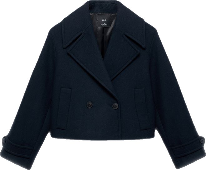 Women's Maxi Lapels Wool-Blend Jacket