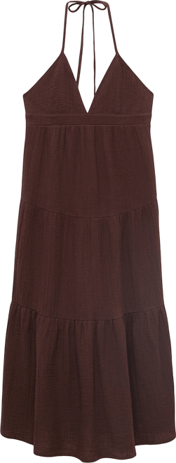 Women's V-Neck Cotton Dress