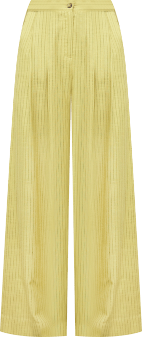 Women's Striped Straight Suit Pants