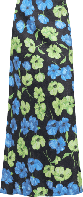 Women's Floral-Print Long Skirt