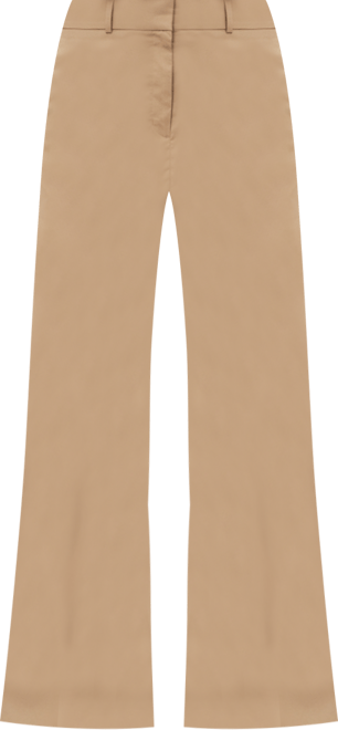 Women's Mid-Rise Wide Leg Cotton Pants