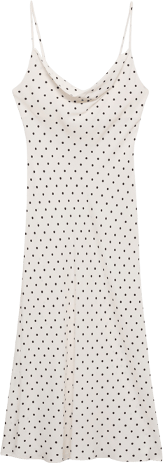 Women's Draped Neckline Long Dress