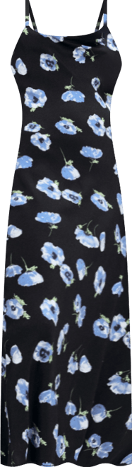 Women's Draped Neckline Long Dress