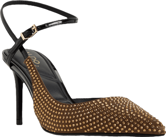 Women's Kymmberly Asymmetric Ankle-Strap High-Heel Pumps