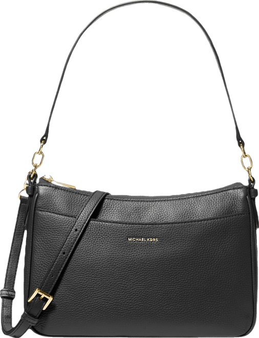 Small Top Zip Pouchette Crossbody Bag