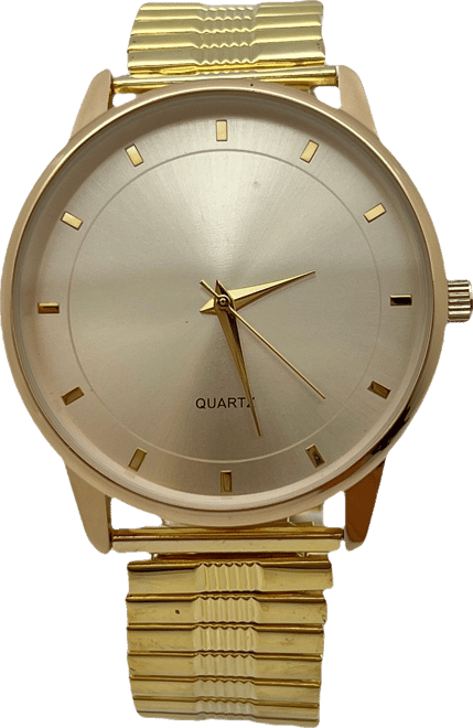 Gold Simple and Minimalist Thin Women Watch