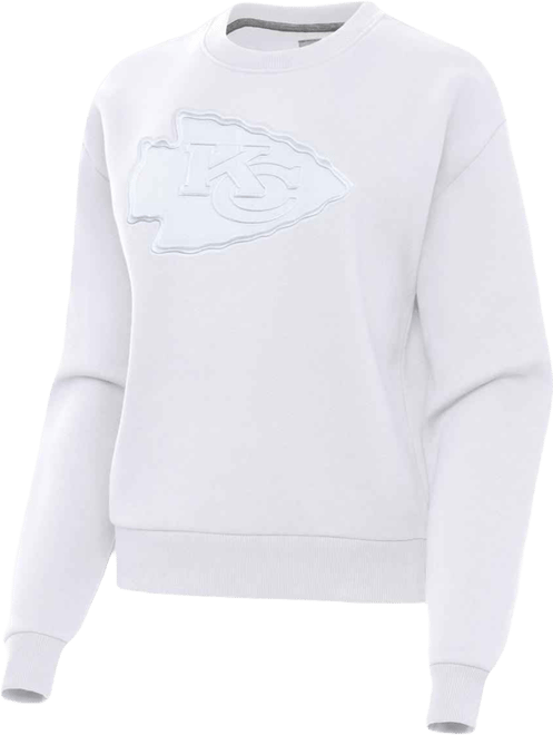 Women's White Kansas City Chiefs Victory Pullover Sweatshirt