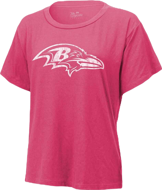 Women's Derrick Henry Pink Baltimore Ravens Name Number T-Shirt