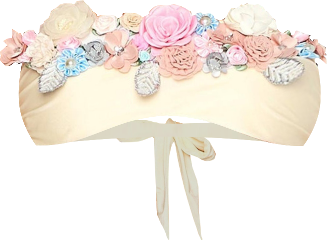 Women's Secret Garden Bandeau Bikini Top