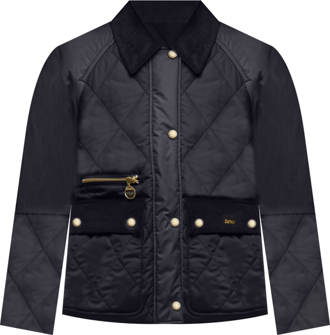 Women's Martha Corduroy-Collar Quilted Jacket