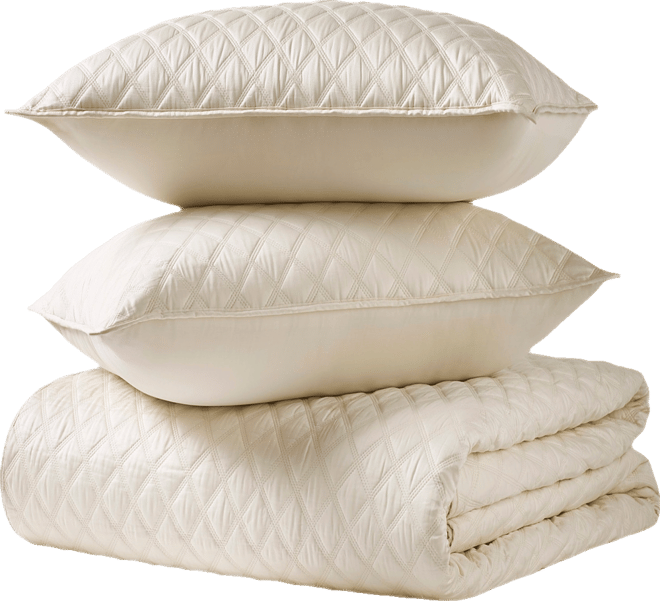 Premier Cotton Sateen 3-Pc. Quilt Set, Full/Queen