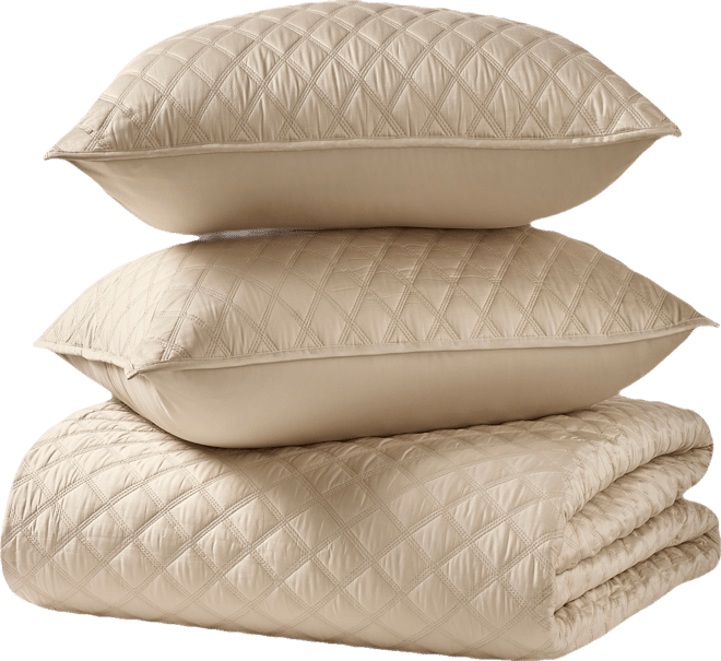 Premier Cotton Sateen 3-Pc. Quilt Set, Full/Queen