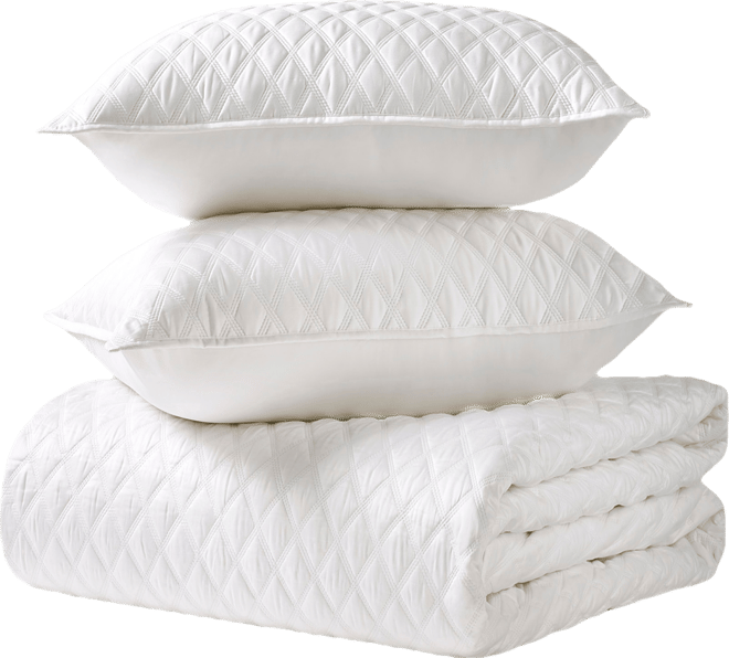 Premier Cotton Sateen 3-Pc. Quilt Set, Full/Queen