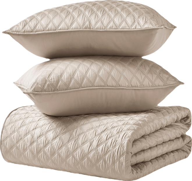 Premier Cotton Sateen 3-Pc. Quilt Set, Full/Queen