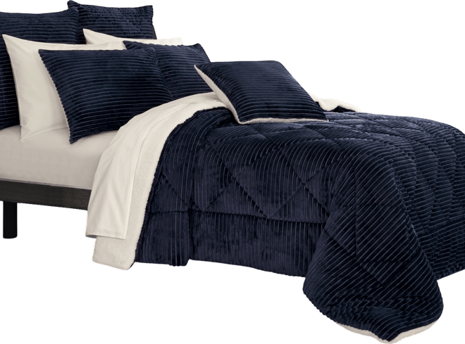 Everett Plush 3-Pc. Comforter Set, King/California King