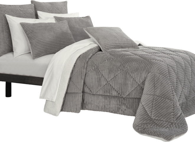 Everett Plush 3-Pc. Comforter Set, King/California King
