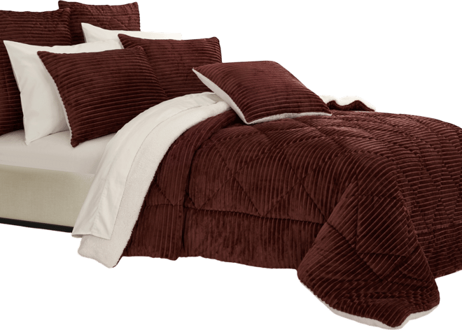 Everett Plush 3-Pc. Comforter Set, King/California King