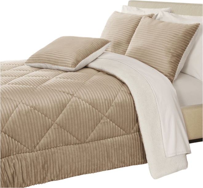 Everett Plush 3-Pc. Comforter Set, King/California King