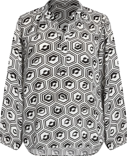 's Puff Sleeve Popover Top