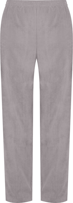 Women's Classic Corduroy Elastic Waist Medium Length Pants