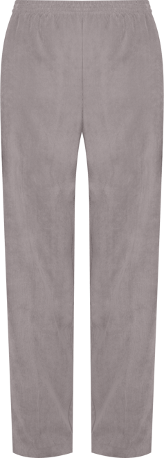 Women's Classic Corduroy Elastic Waist Short Length Pants