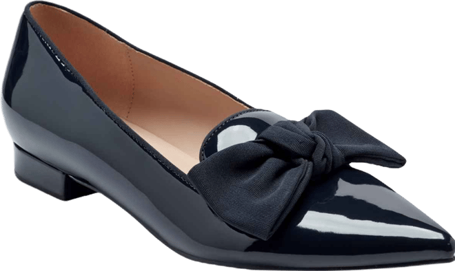 Women's Auggie Bow Pointed Toe Tailored Loafers