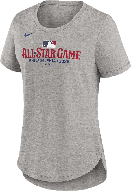 Women's Heather Gray Mlb All-Star 2026 Mlb All-Star Game Wordmark Tri-Blend T-Shirt