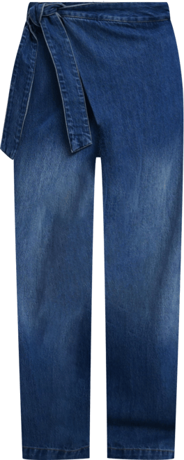 Women's Baggy wrap-style jeans