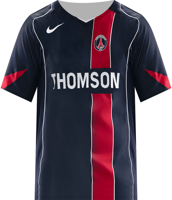 Paris Saint-Germain 2004 Total 90 Reissue Men's Nike Soccer Replica Jersey