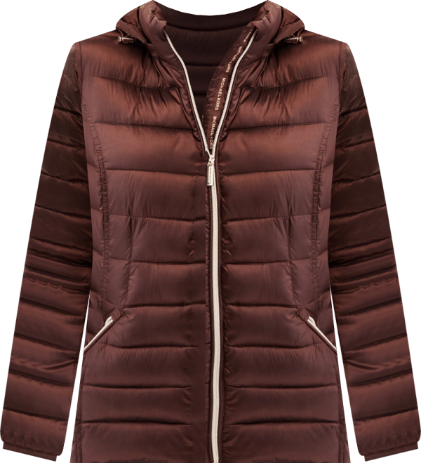 Michael  Women's Hooded Shine Packable Puffer Coat, Exclusively at Macy's