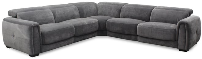 Brownell 5-Pc. L-Shape Sectional with 2 Power Motion Chairs, Exclusively at Macy's