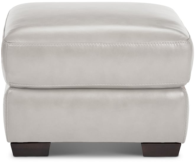 Cobbie Leather 24" Chair Ottoman, Exclusively at Macy's