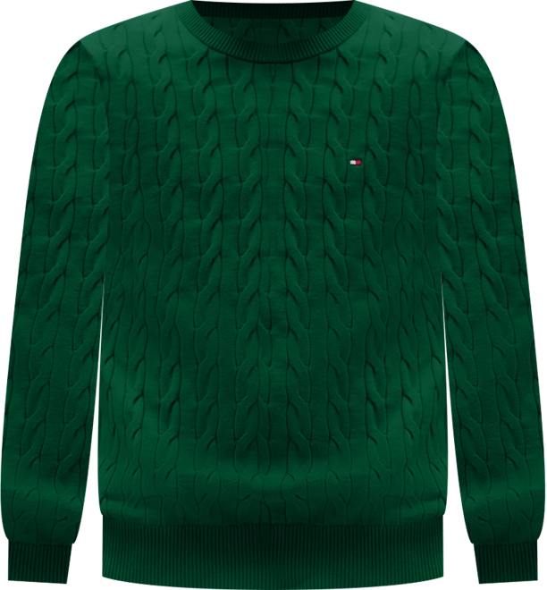 Men's Classic Cable Crewneck Sweater