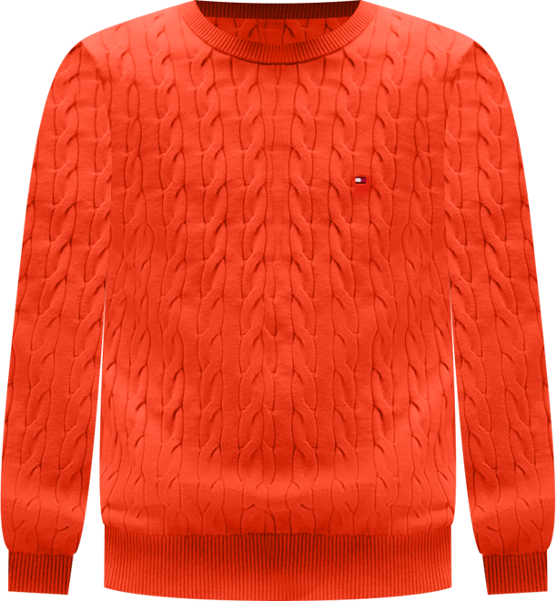Men's Classic Cable Crewneck Sweater