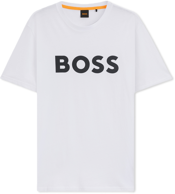 Boss by  Men's Rubber-Print Cotton-Jersey T-Shirt