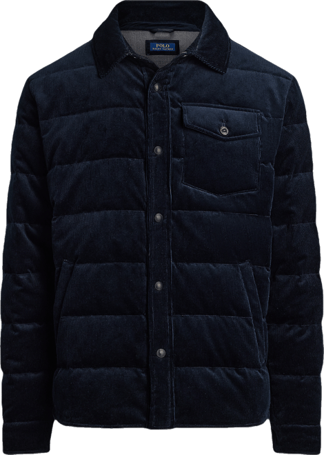 Men's Quilted Corduroy Shirt Jacket