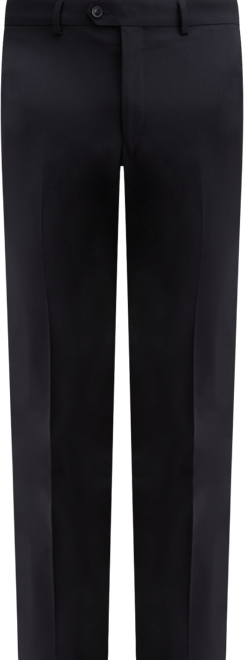 Ted by  Men's Modern-Fit Stretch Black Solid Wool-Blend Suit Separate Pants