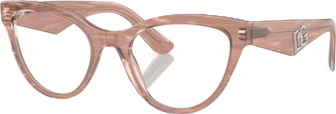 Women's Butterfly Eyeglasses, DG3372 52