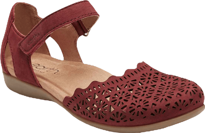 Women's Bronnie Perforated Two-Piece Flat Sandals