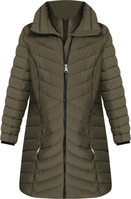 Women's Bibbed Packable Puffer Coat