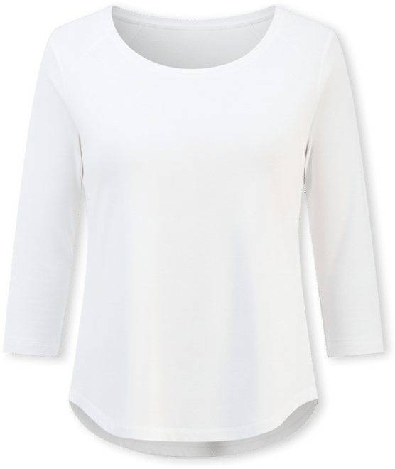 Petite 3/4-Sleeve Scoop Neck Top, Exclusively at Macy's