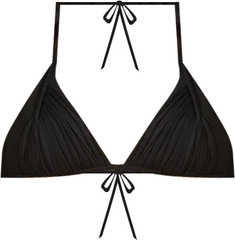 Women's Braided Triangle Bikini Top