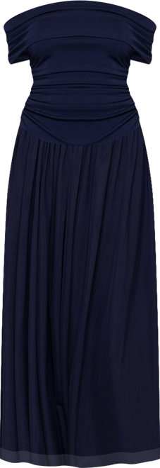 Women's Off-The-Shoulder Long Sheath Dress